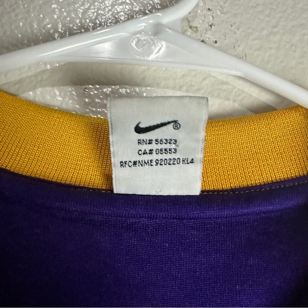 Nike Los Angeles Warm Up Vintage Jersey Shirt Size XL Kobe - Picture 2 of 9